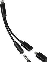Kopfhörer-Adapter für iPhone 14, 13 Pro Max (2-in-1), Lightning-AUX-3,5 mm kabelis, Audio-Adapter für Apple-Ladegerät, Splitter-Anschluss, Kopfhörer für iPad, Konverter, Port, Dongle, Zubehör, Stecker