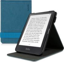 kwmobile "Kobo Clara HD" dangtelis - PU odos elektroninės skaityklės dėklas su integruotu dirželiu ir stovu - benzinas