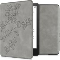 kwmobile Flip Case Compatible with Amazon Kindle Paperwhite 11th Generation 2021 Case - Flip Case for Kindle Paperwhite Faux Leather Case - Magnolia