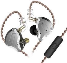 KZ ZS10 Pro 4BA + 1DD Bass Drive In-Ear ausinės, HiFi stereo ausinės, atsparios prakaitui, sportinės ausinės, triukšmą izoliuojantys monitoriai muzikantams, DJ ausinės, 2 kontaktų nuimamas kabelis, juodos spalvos, be mikrofono