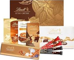 Lindt šokoladas | Saldžių sveikinimų dovanų rinkinys | 1028g | Įvairių Lindt klasikinių šokoladų mišinys | Šokoladinė dovana