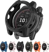 LOKEKE suderinamas su "Garmin Tactix 7 Amoled" dėklas, TPU apsauginis dėklas, suderinamas su "Garmin Tactix 7 Amoled" (TPU, juodas)