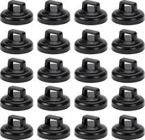 Magnetinės kabelių tvirtinimo juostos, 360° drehbarer Kopf, 19 mm Basis, Mehrzweck-Kabelhalter, Organizer, Drahtmanagement-Basis für Zuhause, Büro, Marine, elektrische Verkabelung, 20 Stück