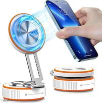 Magnetinis mobiliojo telefono laikiklis automobilyje, suderinamas su "Magsafe", 360° pasukamas ir sulankstomas, automobilinis prisisiurbimo laikiklis mobiliajam telefonui, skirtas "iPhone 17/16/15 Pro Max Samsung" (baltas)