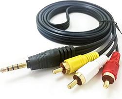 MaxLLto "Panasonic" vaizdo kameros K2KC4CB00014 3,5 mm į 3 RCA AV TV kabelis 1,5 m