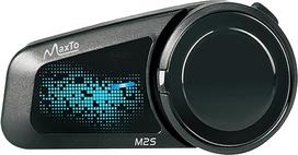 MAXTO M2S 6 dalių "Bluetooth" ausinės, IP67 Wasserdicht mit Geräuschunterdrückung, Helmkomunikacijos sistema 2-6 asmenims, kalbanti, FM radijas ir dalijimasis muzika (1 pakuotė)