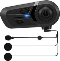 Motociklo "Bluetooth" ausinės, motociklo šalmo ausinės su balso asistentu, šalmo ausinių ryšio sistema, skirta laisvų rankų skambučiams, muzikos skambučių valdymui, "HiFi" garsiakalbis, triukšmo slopinimas, IP67 atsparus vandeniui