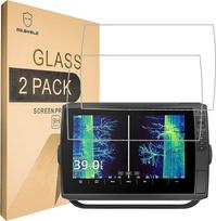 Mr.Shield Ekrano apsauga, suderinama su Garmin EchoMAP Ultra 102SV/106SV, Ultra 2 102SV apsauginio stiklo plėvelė 9H kietumo, [Pack of 2] HD Clear Screen Protector