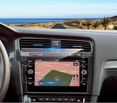 Navigacijos ekrano apsauga, suderinama su VW Golf 7 7.5 2016 2017 2018 2019, VW Golf 7 grūdinto stiklo ekrano apsauga, 9H apsauga nuo įbrėžimų, GPS ekrano apsauga (8 coliai)