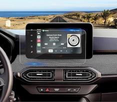 Navigacijos ekrano apsauga, suderinama su Dacia Jogger/Dacia Logan 3 2021-2024, Dacia Jogger grūdinto stiklo ekrano apsauga, 9H apsauga nuo įbrėžimų GPS ekrano apsauga (8 coliai)