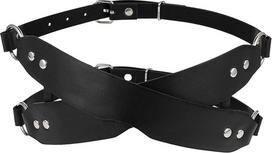 Oidea Damen Leder Maskerade Maske: Schwarze Augenabdeckungen Maske Einstellbare Spaß Party Masken Halloween Cosplay Kostüm Zubehör