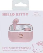 OTL Technologies "Hello Kitty" belaidės "Bluetooth" V5.0 ausinės vaikams su įkrovimo dėklu rožinės spalvos
