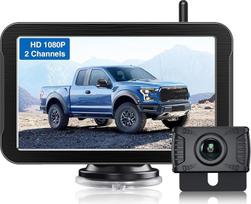 PARKVISION belaidė atbulinės eigos kamera, 7 colių LCD monitorius, stabili skaitmeninė radijo transliacija, belaidė atbulinės eigos kamera, automobilinė kamera, 12V-24V, skirta nameliams ant ratų, sunkvežimiams, automobiliams, visureigiams, pikapams