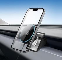 Qi2 sertifikuotas 15 W mobiliojo telefono laikiklis, skirtas "Tesla Model Y 2025-2026" ir "Model 3 2024-2026" mobiliojo telefono laikikliui su 1M C-C kabeliu, skirtas "iPhone 12-17" serijos "Tesla Juniper Highland" priedams