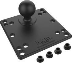 RAM-MOUNT -RAM-246 - VESA pagrindo plokštė su 75 mm ir 100 mm skylėmis ir 1,5 kamuoliu
