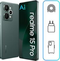 realme Handy 15 Pro 5G 12GB RAM 512GB ROM Snapdragon 7 Gen 4 išlenktas AMOLED ekranas 6,8" 144Hz 6500 nitų triguba kamera 50MP baterija 7000mAh 80W greitas įkrovimas IP69
