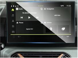 RUIYA Suderinama su Dacia Spring Electric EV 2025 2026 10,1 colio navigacijos apsauginė plėvelė, ekrano apsauga, grūdinto stiklo navigacijos jutiklinio ekrano apsauginė plėvelė, Dacia Spring priedai, 9H