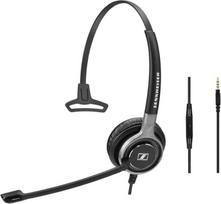 Sennheiser Century SC 635 - Ausinės - ant ausies - laidinės - 3,5 mm lizdas - juodos, sidabrinės spalvos