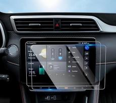 SHAOHAO MG ZS SUV 2022 2023 2024 Ekrano apsauga Automobiliams 10,1 colių GPS priedai PET nano plėvelė Atsparumas įbrėžimams ir pirštų atspaudų mažinimas 4H kietumas MG ZS 2 vnt.