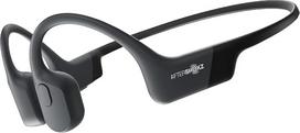 SHOKZ OpenRun atviros "Bluetooth" ausinės sporto gerbėjams su 8 valandų atkūrimo laiku | Dydis: | Spalva: mini | Spalva: Cosmic Black" spalva.