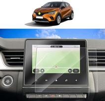 SKTU Navigation Apsauginė plėvelė, suderinama su "Renault Captur II/Clio V/Arkana/Zoe" GPS navigacija PET apsauginė plėvelė Skaidri ekrano apsauga 7 colių pakuotėje, 2 vnt.