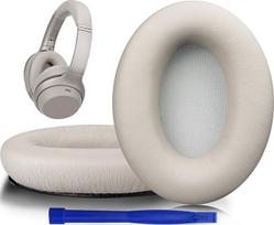 SOULWIT "Sony" WH-1000XM3 (WH1000XM3) ausinėms per ausis skirti pakaitiniai ausų įdėklai iš avinėlio odos, didelio tankio triukšmo izoliacijos putų įdėklai, ypač stori