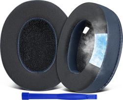 SOULWIT aušinamojo gelio pakaitiniai ausinių įdėklai "Sony" WH-1000XM4 (WH1000XM4) ausinėms, ausinių įdėklai su didelio tankio triukšmo izoliacijos putomis, ypač stori