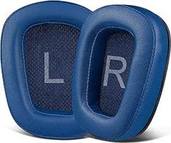SOULWIT baltyminės odinės ausų pagalvėlės, skirtos "Logitech G35 G930 G933 G933S G935 G633 G633S G635 G533 G430 G431 G432 G433 žaidimų ausinėms G332 G230 G231 G233 Ausinių pagalvėlės, skirtos G332 G230 G231 G233 ausinėms
