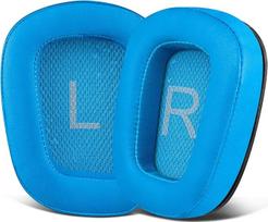 SOULWIT baltyminės odinės ausų pagalvėlės, skirtos "Logitech G35 G930 G933 G933S G935 G633 G633S G635 G533 G430 G431 G432 G433 žaidimų ausinėms G332 G230 G231 G233 Ausinių pagalvėlės, skirtos G332 G230 G231 G233 ausinėms