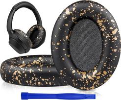 SOULWIT baltyminės odos atsarginės ausinių pagalvėlės "Sony WH-1000XM3" (WH1000XM3) ausinėms, atsarginės pagalvėlės su minkšta baltymine oda, triukšmą izoliuojančiomis atminties putomis
