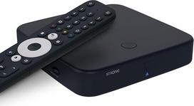 STRONG - transliacijos dėžutė "Android TV 4K UHD" - SRT 423 - integruotas "Chromecast" - DVB-T2 ir kabelinis imtuvas - valdymas balsu - "Dolby Vision Atmos" - "Google Play", "Netflix", "Prime Video", "Disney+" - juoda