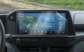 Suderinama su 2024 2025 2026 Ford Tourneo Custom Navigation Apsauginė plėvelė Ford E-Tourneo Custom 13 colių daugiafunkciniam ekranui Nano plastiko ekrano apsauga 6H atspari įbrėžimams [Pack of 2