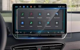 Suderinama su 2024 2025 2026 VW Golf 8.5/Tiguan 3/Passat B9 navigacijos ekrano apsauga, 12,9 colio Discover ekrano apsauga, grūdinto stiklo ekrano apsauga 9H, atspari įbrėžimams