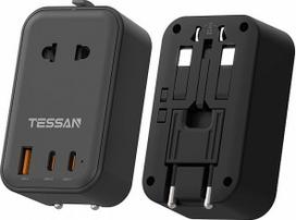 TESSAN Worldwide PD 20 W kelioninis adapteris, juodas