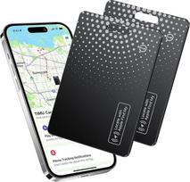 TIMU Air Smart Tag Card Funktioniert mit Apple Find My, Wiederaufladbarer Wallet Tracker (Nur iOS), Dünne Geldbörsen Tracker Karte IP68 Wasserdicht, Tag Karte für Reisekoffer/Geldbeutel/Koffer