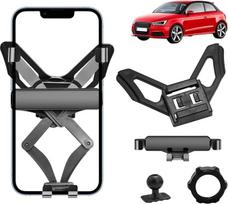 TTCR-II Suderinamas su mobiliojo telefono laikikliu Audi A1 8X 2010 2011 2012 2013 2013 2014 2015 2015 2016 2017 2018, A1 išmaniojo telefono laikiklis 360° pasukamos reguliuojamos ventiliacijos grotelės Automobilinis telefono laikiklis Audi priedai