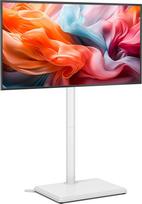 TVON TV stovas TV grindų stovas 32-60 colių televizoriaus stovui Reguliuojamas aukščio pasukimas Max. VESA 400 x 400 mm iki 40 kg