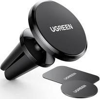 UGREEN automobilio laikiklis magnetinis telefono laikiklis automobilio ventiliacija 360 laipsnių pasukamas automobilio telefono laikiklis, suderinamas su iPhone Xs XR X 8, Samsung S10 S9 S8 A50, Huawei P20 Lite, Sony Xperia 10 ir kt.