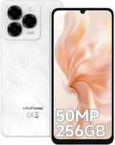 Ulefone Note 20 Pro Mobilusis telefonas Android 14 256GB + 8GB/1TB SD 50MP + 8MP kamera aštuonių branduolių 6000mAh 18W 6,75 colių HD+ 90Hz 4G Dual SIM išmanusis telefonas be sutarties Pirštų atspaudų Face ID GPS OTG 2 metų garantija - Juoda