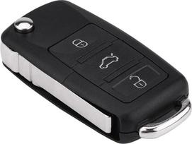 Universalus 3 mygtukų 433MHz lusto automobilio nuotolinio valdymo pultas su aukštos kokybės sėdynės raktu 1K0959753G automobilio GPS ir saugumo automobilio raktas