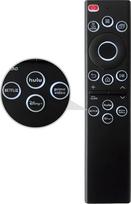 Universalus apšviestas nuotolinio valdymo pultas, skirtas "Samsung Smart TV" nuotolinio valdymo pultui su "Netflix", "Hulu", "Disney+", "Prime Video" mygtukais, juodas