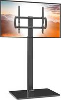 Universalus TV stovas su stovu 80 laipsnių kampu pasukamas, reguliuojamo aukščio, erdvę taupantis dizainas, skirtas 27-65 colių LCD, LED OLED televizoriams, idealiai tinka kampuose ir miegamuosiuose HT1002B