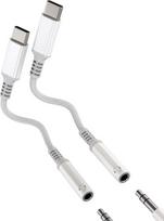 USB C auf 3,5 mm-Klinkenstecker, Kopfhörer-Adapter, AUX-Kabel, Audiokabel, Typ C für iPhone 17, 16, 15 Pro Max, kompatibel mit Samsung für Apple, Auto-Splitter, Kopfhörer, Dongle, DAC-Konverterkabel