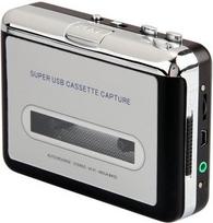 USB garso kasečių keitiklis į MP3 CD grotuvą PC (sidabrinis)