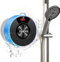 Vandeniui atsparus "Bluetooth" dušo garsiakalbis, 10H "Bluetooth" garsiakalbis su siurbtuku, nešiojamasis "Bluetooth 5.3" garsiakalbis su stereofoniniu garsu, IPX7 vandeniui atsparus muzikinis langelis, nešiojamas vonios kambariui, alpinizmui