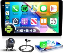 VECHTEL 4G + 128G Android 15 automobilinis radijas Opel Astra/Zafira/Antara 2006-2010, 9 colių vidinis HD jutiklinis ekranas su belaidžiu Carplay Android automobiliu, automobilinis radijas su GPS Wi-Fi USB Bluetooth FM RDS kamera