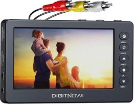VHS į skaitmeninį konverterį, HD vaizdo įrašymo įrenginys, 1080P 60FPS vaizdo įrašo į skaitmeninį konverterį, vaizdo ir garso įrašymas iš VCR, VHS, Hi8, DVD, vaizdo kameros (juodas mini DV grotuvas)