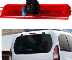 VW Caddy 2003-2015 3-iasis stabdžių žibintas galinio vaizdo galinio vaizdo kamera Naktinis matymas IP67 Vandeniui atsparus reguliuojamas kampas