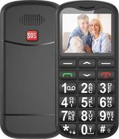 Vyresniųjų mobilusis telefonas su dideliais mygtukais, dviejų SIM kortelių GSM mobilusis telefonas be sutarties su 1,7 colio LCD ekranu, SOS funkcija, mygtukinis mobilusis telefonas su įkrovimo stotele, standartinis SIM lizdas, žibintuvėlis