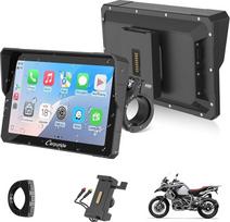W702S Pro Motociklo "Carplay" ekranas su "BM05" laikikliu, skirtas prijungti ir paleisti, belaidis "CarPlay" ir "Android" automobilis, 7 colių vandeniui atsparus jutiklinis ekranas, vidinio ryšio funkcija, dviguba "Bluetooth", laidinis valdiklis, navigaci